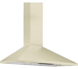 SMEG KCV9NE Chimney Cooker Hood - Stainless Steel & Black Glass